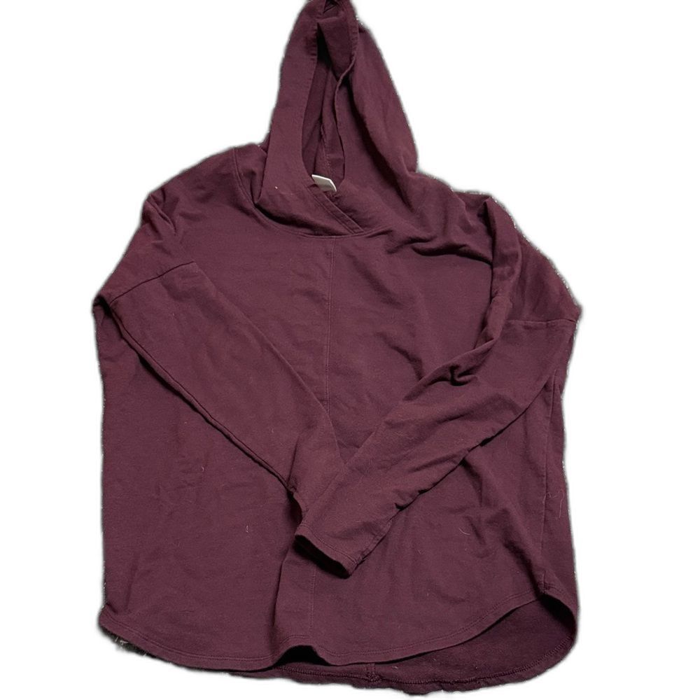 Old Navy Active Burgundy Hooded Pullover